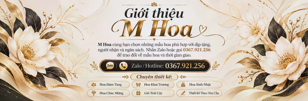 Ảnh bìa Shop hoa tươi Xã Phát Diệm Ninh Bình - Tư vấn mẫu hoa hợp ngân sách